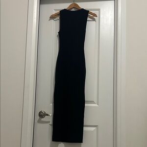 Zara Black Sleeveless Maxi Dress